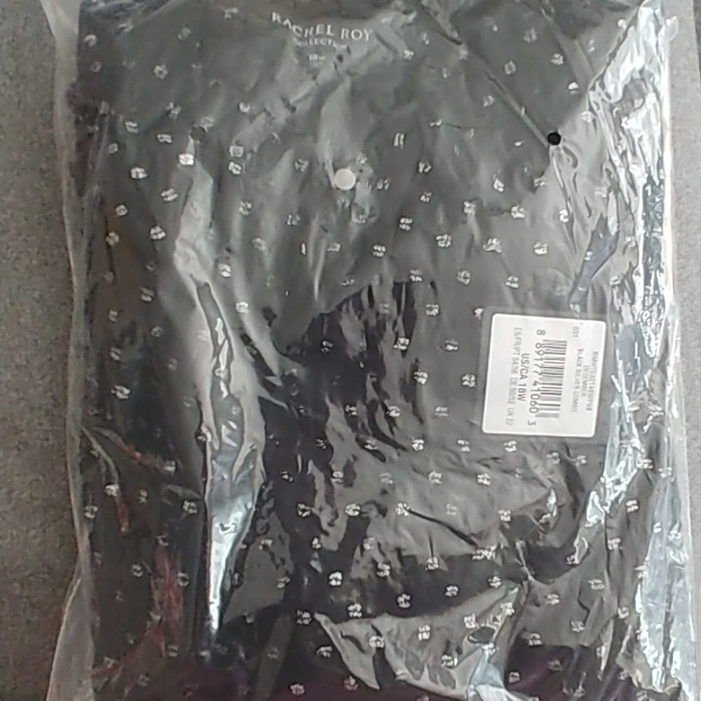 Rachel Roy collection blouse black size 18 women